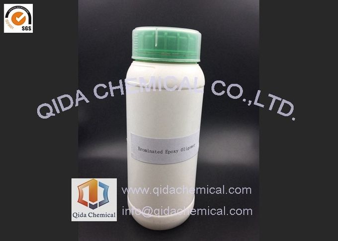 Poudre ou granule jaunâtre bromée de l'oligomère BEO CAS 68928-70-1 époxyde
