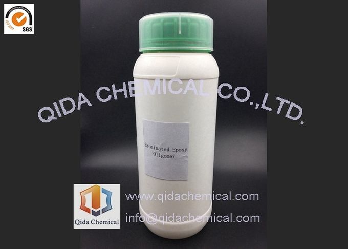 Poudre ou granule jaunâtre bromée de l'oligomère BEO CAS 68928-70-1 époxyde